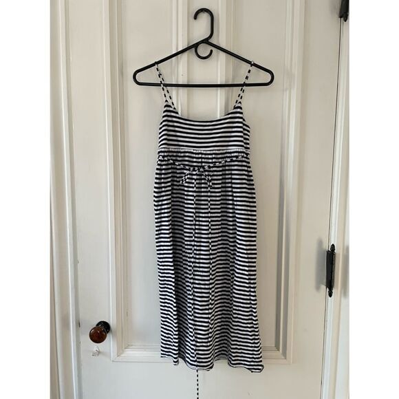 J. Jill Dresses & Skirts - J Crew navy and white striped dress XS